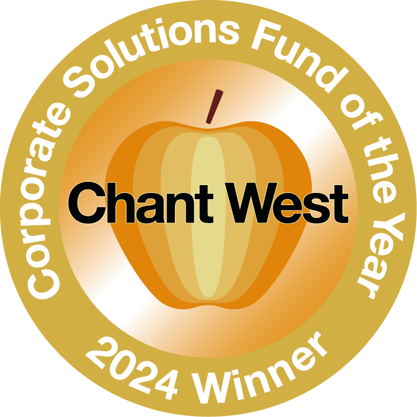 Chant West Corporate Solutions Fund of the year 2024 award logo