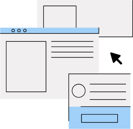 Illustration of screens
